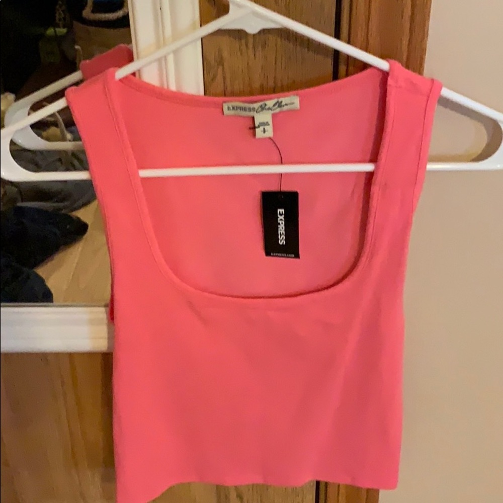 Pink tank top